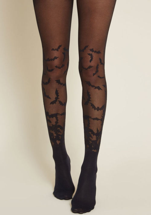 littlealienproducts - Bat Stockings from ModCloth
