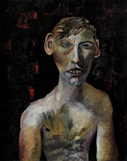 expressionism-art - Evacuee Boy, 1942, Lucian Freud Medium - oil,...