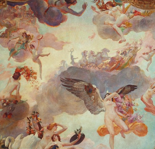 detailedart:Detail: Apollo and the Arts, 1897, by Paul Jean...