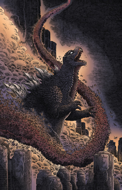 spaceshiprocket - Godzilla by James Stokoe