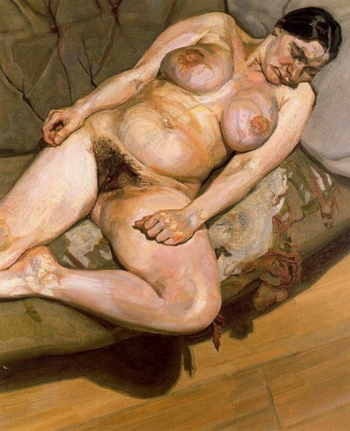expressionism-art - Naked Portrait, 1980, Lucian Freud Medium - ...