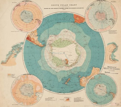 vividmaps - South Polar Chart (1898)...