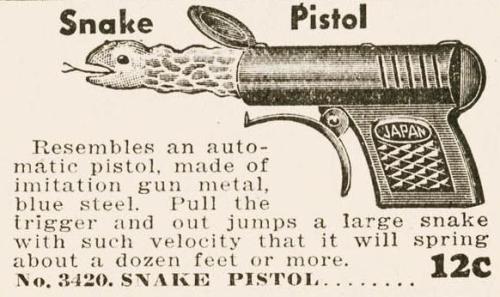 pterobat - spicyhorror - Snake Pistol (from 1938 Johnson Smith...