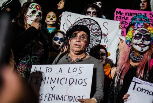 ebc-fotografo - “Marcha de las Catrinas”Movimiento feminista...