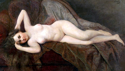 bellsofsaintclements - “Nude” (1903) by Russian artist Sergej...