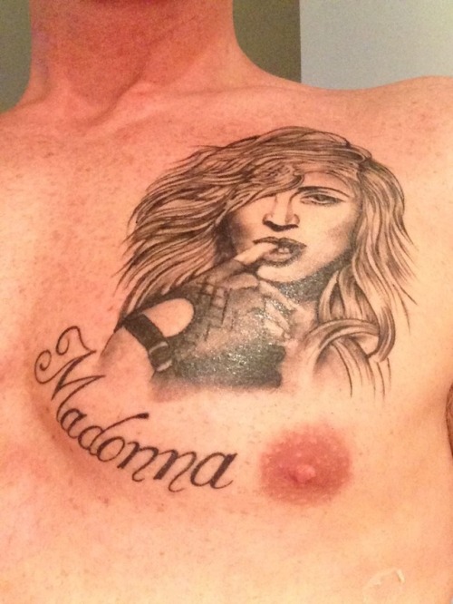 garm77sex - My Madonna tattoo. LOOOVVEE it SOO much. ❤️❤️