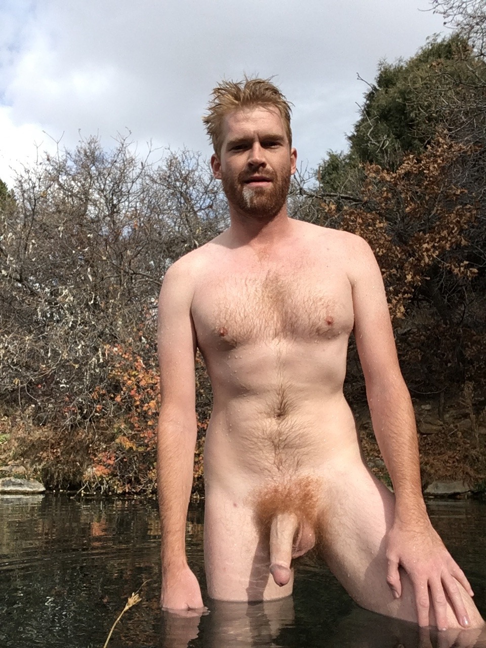 ecosexualman:
â€œIn hot water // Iâ€™ve resisted posting pictures that show my face (and other parts) together like this. But, I think, since my mission here is to promote a culture that is body positive and earth positive, dedicated to the freedom to be...