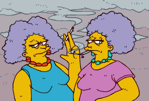 splendidland - age 8 - patty and selma are too mean to homerage...