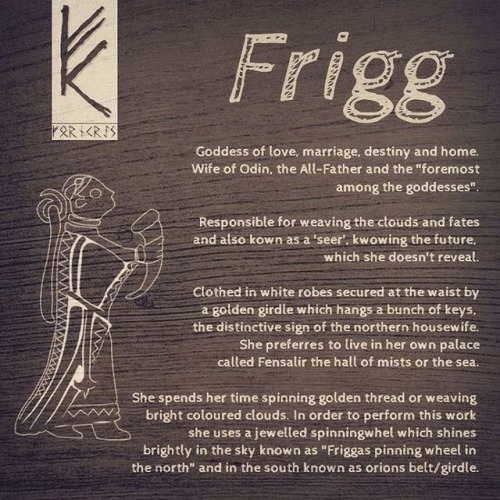 witch-magic - A bit of information on beautiful Frigg