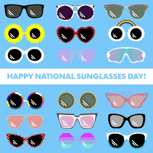 Happy National Sunglasses Day!Keep your eyes safe from those UV...