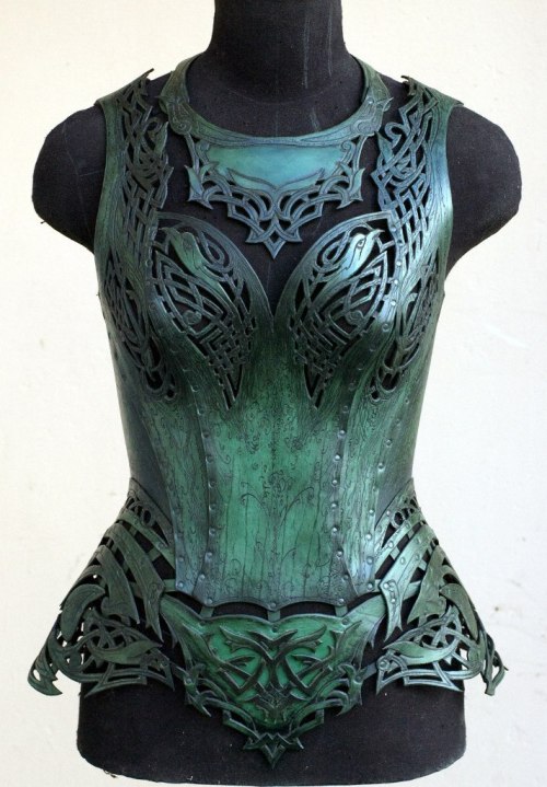 steampunktendencies - Corset “Malachite”. Made by Andrew...