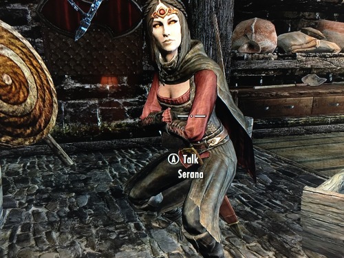 odric-master-swagtician - I crouched right as Serana crossed her...