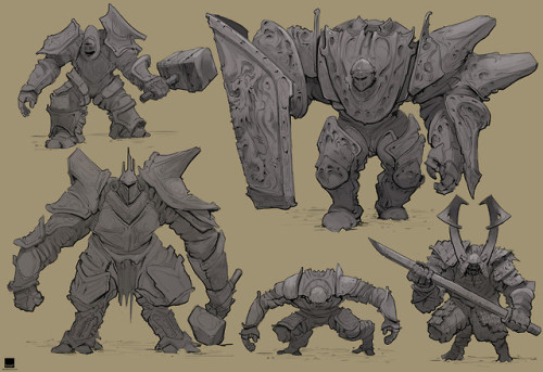 thecollectibles - Weekly Sketches - Bosses bySebastian Luca