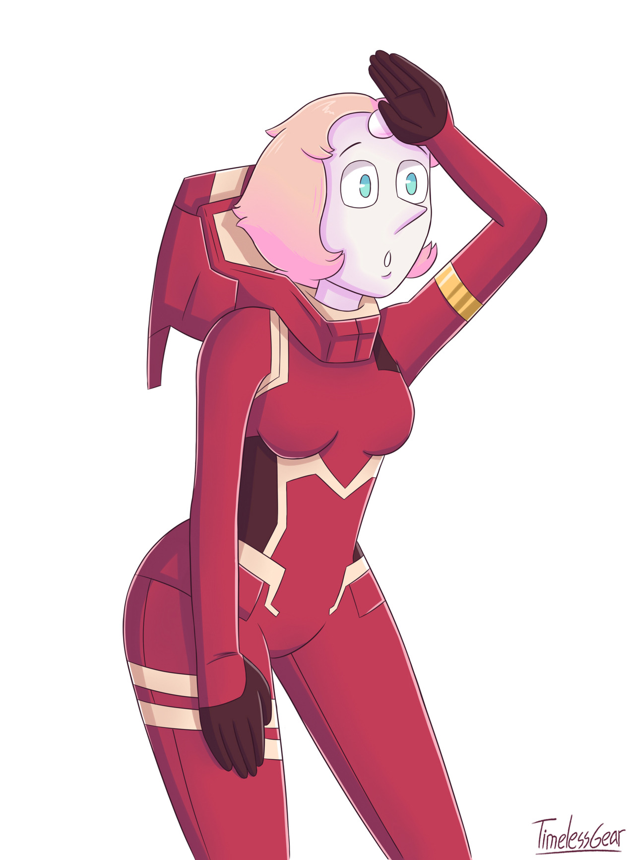 Some request made by @neurotopia, and, it isn’t evangellion. It’s Pearl with an outfit of Zero Two from Darling in the Franxx anime. Request are still open, if you want to ask ,but maybe it will take...