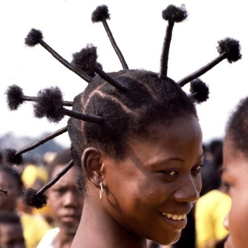 Bantu knots hairstyle  Tumblr
