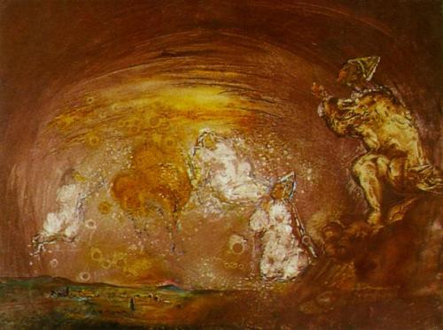 expressionism-art - Untitled (Landscape with Celestial Beings),...