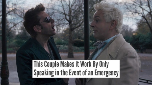honeyreynolds - miscellaneous aziraphale/crowley + reductress...