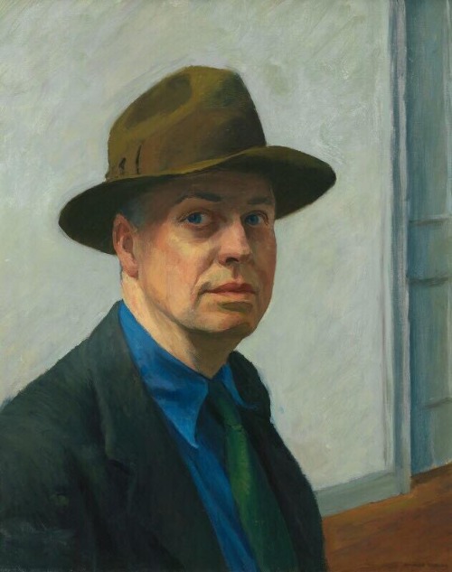 rearte:Edward Hopper - Self Portrait, 1925