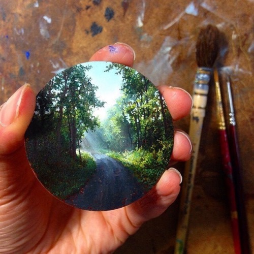 sosuperawesome - Miniature Paintings by Dina Brodsky on Etsy