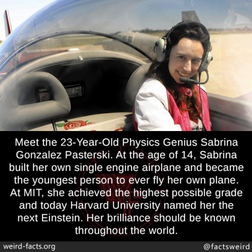 mindblowingfactz - Meet the 23-Year-Old Physics Genius Sabrina...