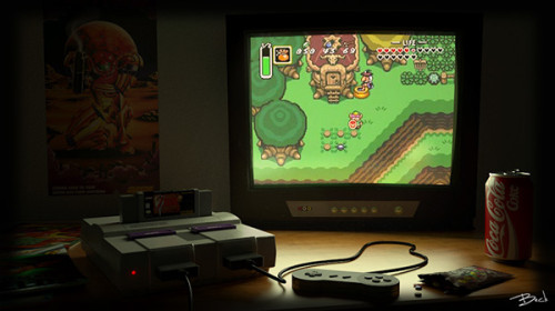 insanelygaming - SNES - Zelda Nostalgia Created by Beck Goguen