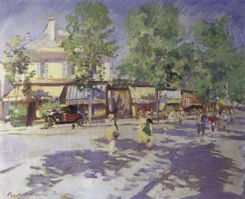 konstantin-korovin - Paris in the morning, 1920, Konstantin...