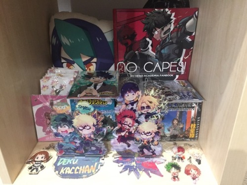 I had to rearrange my shelves to fit the new bnha dvd so now i...