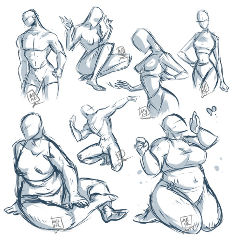 halumichan - Poses and stuff from along while backThought maybe...