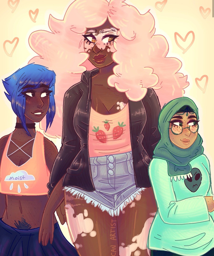 hello there peeps! my girlfriend @lavenderfruitt is starting an ask blog ( @ask-momsquad-au ), in which you can ask questions to human jasper, lapis, and peridot. if you follow her main, you can tell...