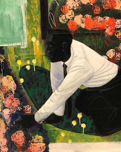 bhsutton - Detail from Kerry James Marshall’s “Many Mansions”...