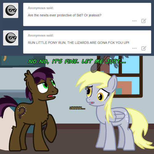 Derpy is so understanding.(On the subject of Derpy, why are her...