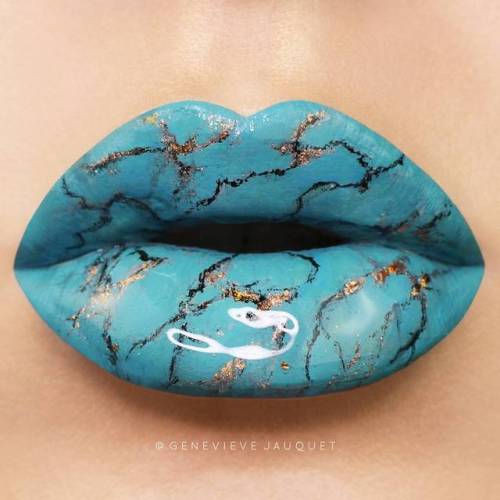 graphigeek - Beautiful Lips Painted Like Exquisite StatuesWhile...