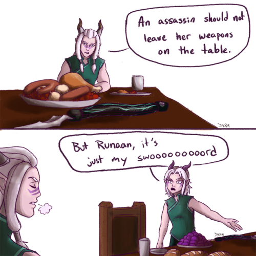 dyradoodles - I heard Rayla’s accent and couldn’t get this out...