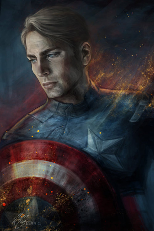 league-of-extraordinarycomics - Captain America by Jasric