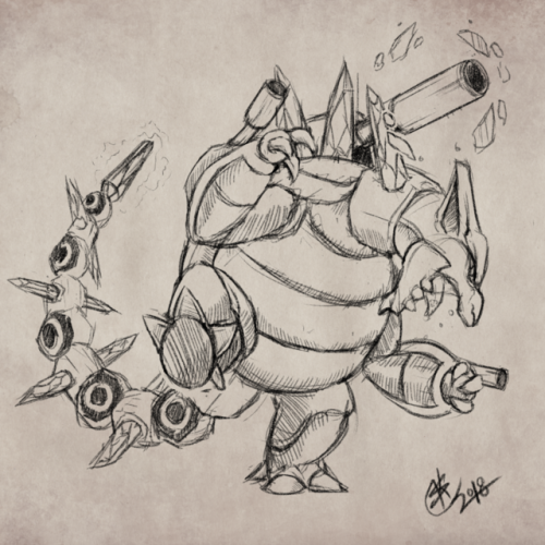 ksagerart:A couple Pokemon Fusion Sketches. If you’d like a...