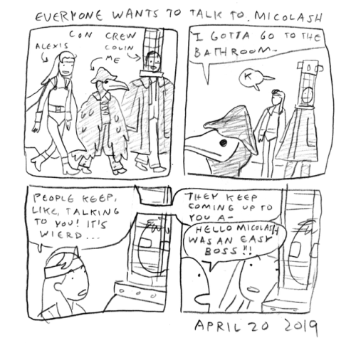 thisisalsoyou - everyone wants to talk to micolash