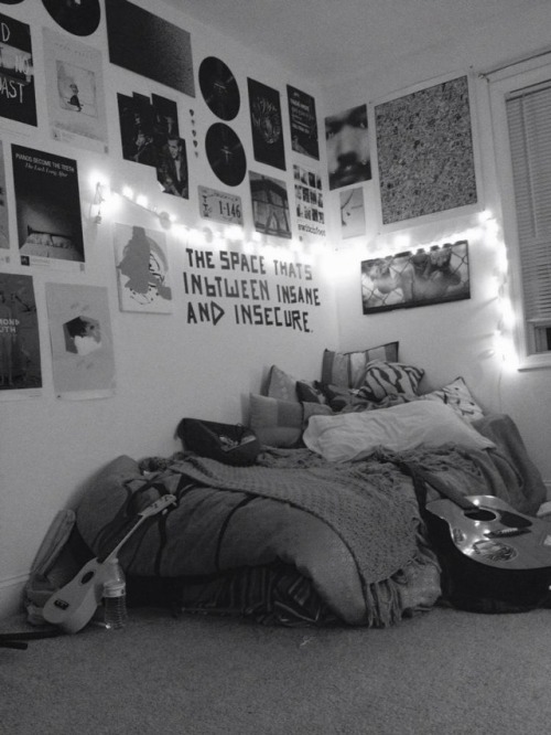 grunge bedroom on Tumblr