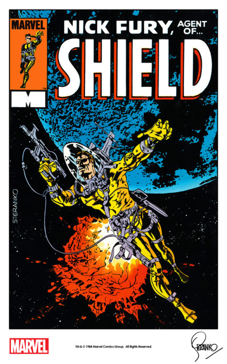 themarvelproject - Nick Fury by Jim Steranko from the cover of...