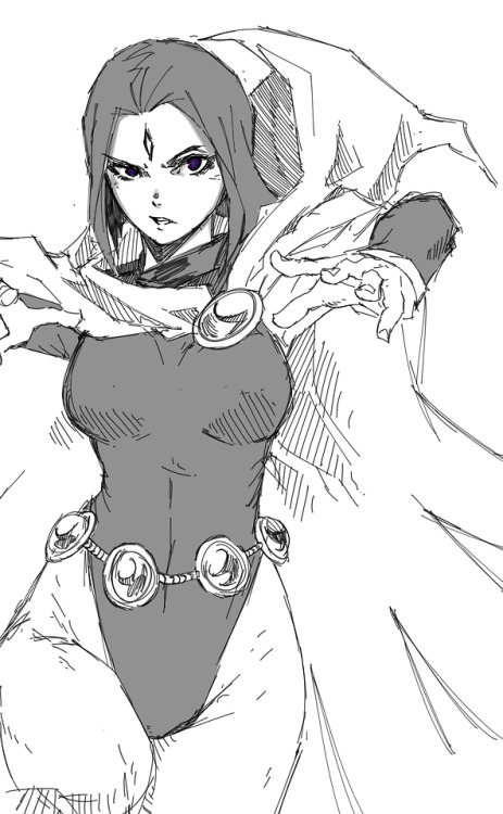 nivlacart - Daily fanart doodle - RavenShe’s surprisingly easy to...