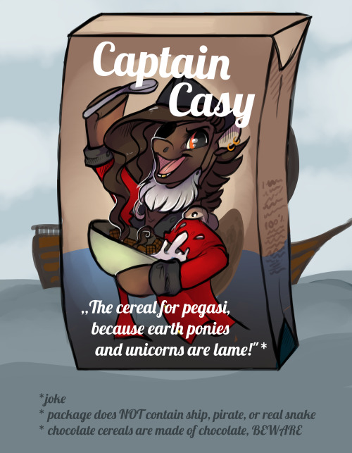 casynuf - “Captain Casy! The chocolate cereal that will...