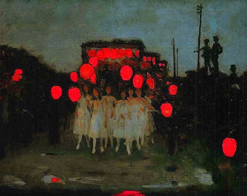 tfa95dbs - Thomas Cooper Gotch .The Lantern Parade.1918