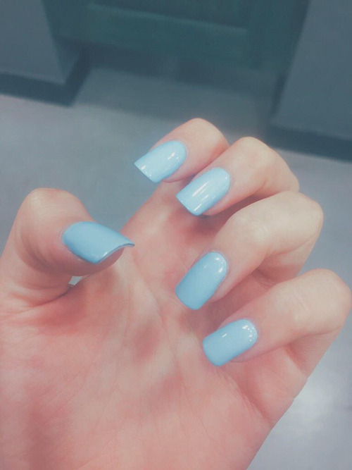 blue nail art design | Tumblr