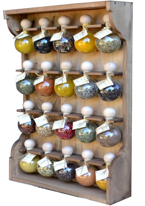 a-magpie-witchling - sosuperawesome - Glass Bubble Spice Racks, by...