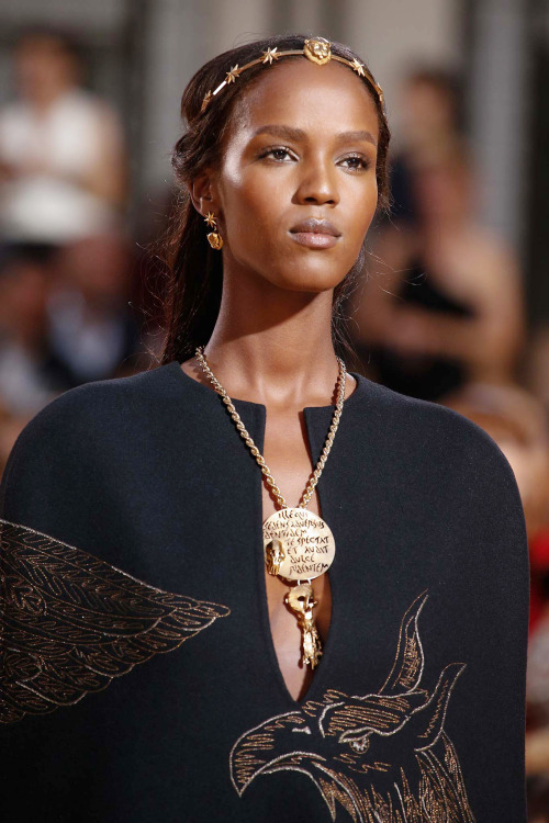 noirmodels - black models at valentino fall 2015 couture +...