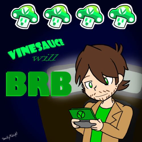 cozyhoodies - Here’s a brb I made for Vinny Vinesauce’s stream....