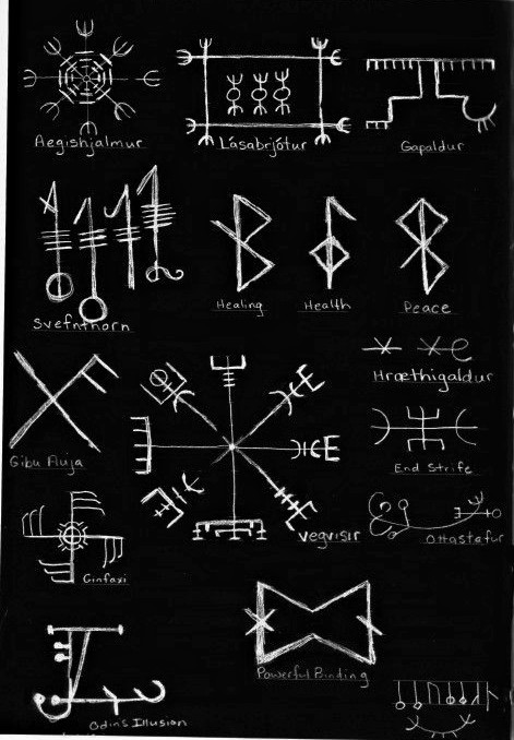 chaosophia218 - Icelandic magical staves (sigils) are symbols...