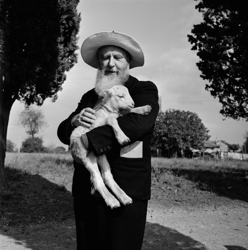 thephotoregistry - Farmer with lamb, Italy, 1955Bill...