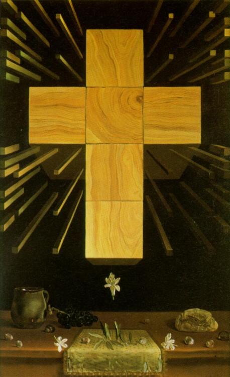 surrealism-love - Arithmosophic Cross, 1952, Salvador Dali