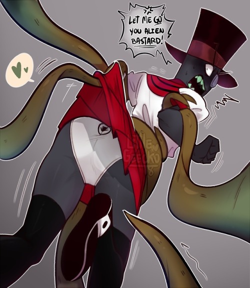 little-geecko-nsfw - Various drawings of Black Hat with the...