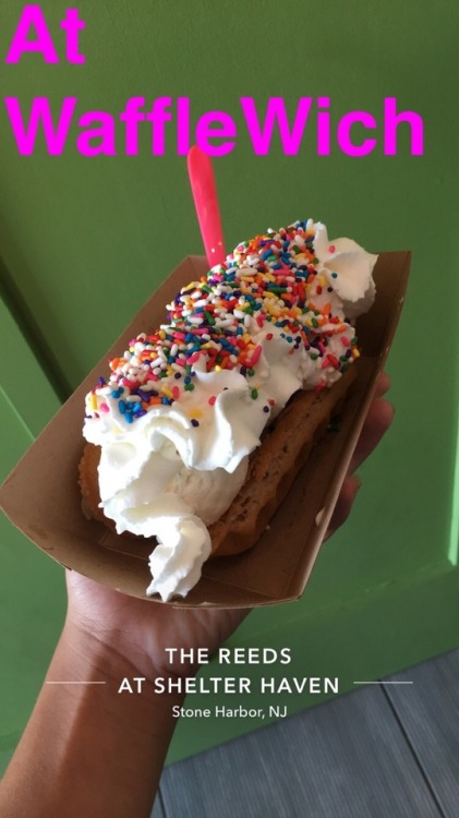 Flashback to the summer~Wafflewich was great 